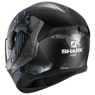 Casco Integral Moto Shark D-SKWAL 2 Atraxx Azul TAMAÑO S Helmet Casque
